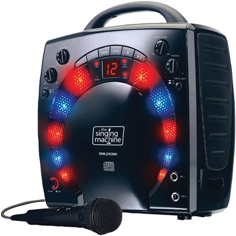 The Singing Machine SML283BK Portable Karaoke Systems (Black) - Walmart.com