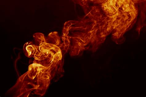 Free photo: Orange smoke - Abstract, Black, Isolated - Free Download - Jooinn