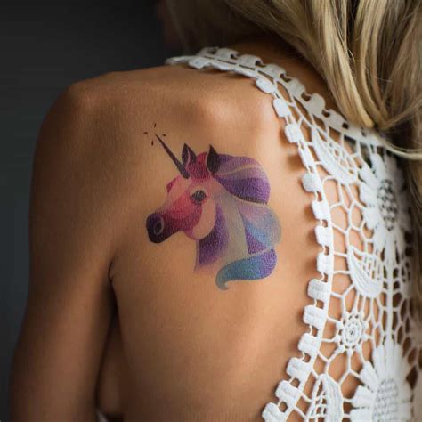 100 Prettiest Unicorn Tattoo Ideas Ever! - The Ultimate Guide