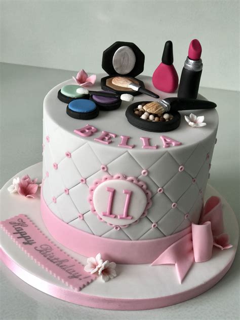 Makeup Theme Cake Ideas - IDEASQC