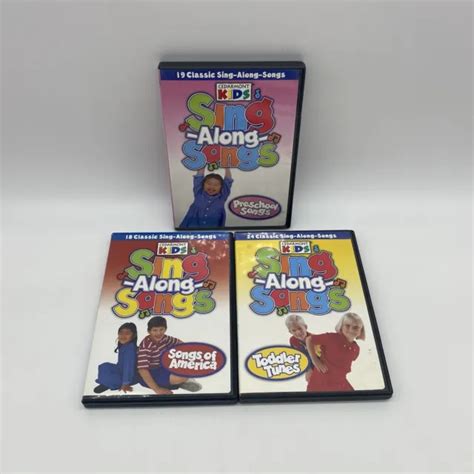 CEDARMONT KIDS SING-ALONG-SONGS (3 DVD Lot) £19.55 - PicClick UK