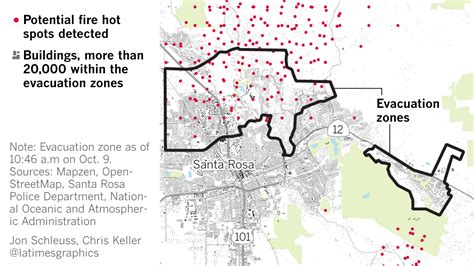 Another 5,000 buildings added in extended fire evacuation zones in Santa Rosa - LA Times