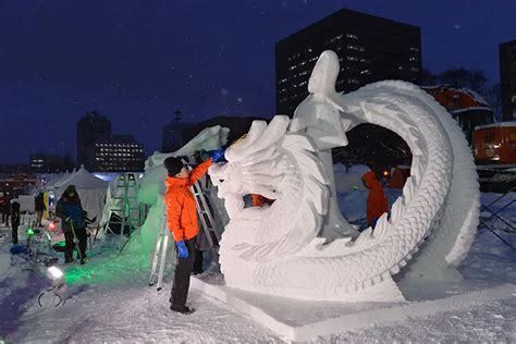 International Snow Sculpture Contest - Sapporo Snow Festival