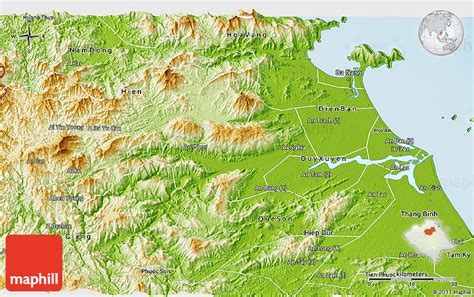 Physical 3D Map of Dai Loc