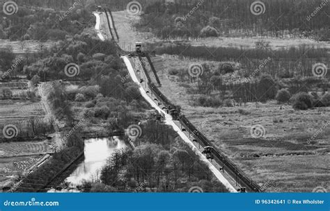 The Border Fence between North and South Korea Stock Image - Image of ...