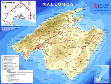 Map Of Majorca Holiday Resorts Terminal Map | Images and Photos finder