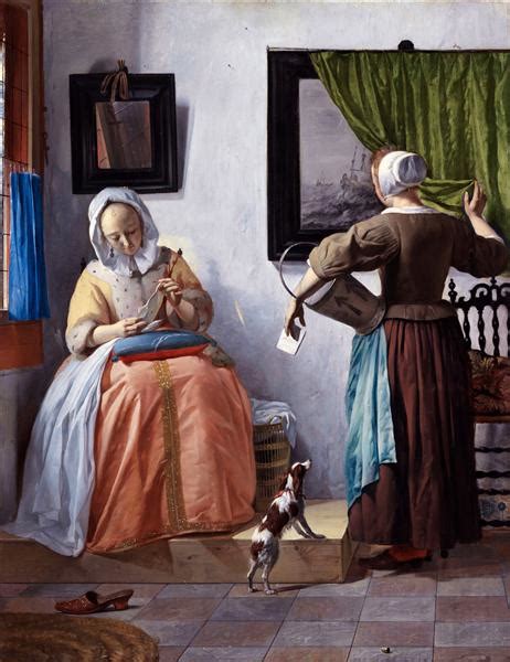 Woman Reading a Letter, c.1664 - c.1666 - Gabriel Metsu - WikiArt.org