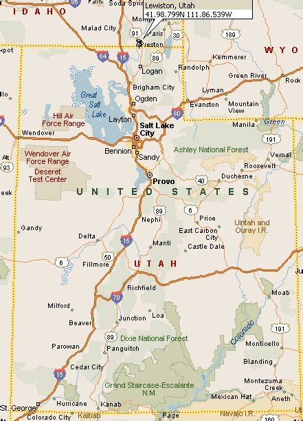 Lewiston, Utah Map 4