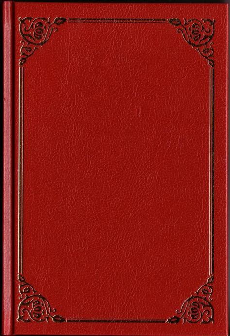 Classic red book cover by semireal-stock on DeviantArt | Blank book ...