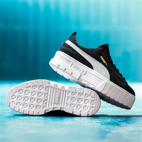 Womens Puma Mayze Platform Athletic Shoe - Black | JourneysCanada