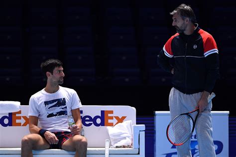 Novak Djokovic's coach Goran Ivanisevic leaves ATP Finals to be with ...