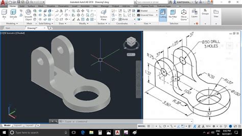 AutoCAD 3D Exercises / Easy, Smart & Quick Steps / Mechanical Part ...