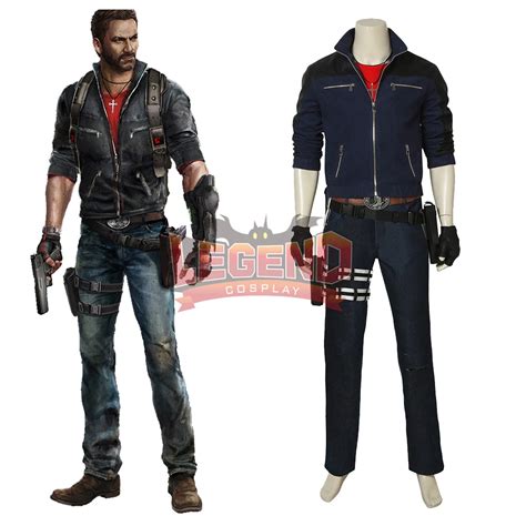 Cosplaylegend Game Just Cause 3 Rico Rodriguez Cosplay adult costume ...