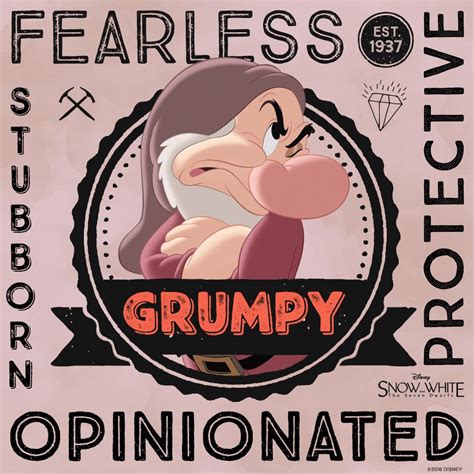 Meet Grumpy | Snow White and the Seven Dwarfs Snow White 1937, Snow White Seven Dwarfs, Disney ...