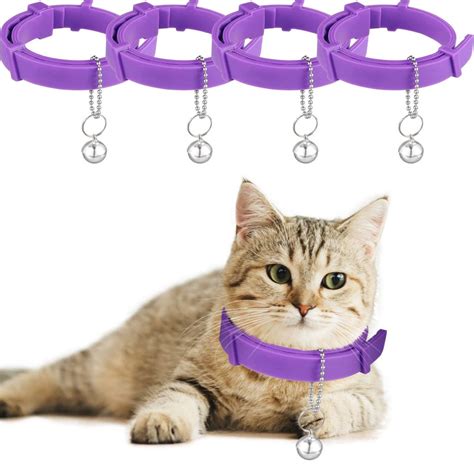 Weewooday 4 Pieces Cat Calming Collars Adjustable Review Price - CatPremier.com