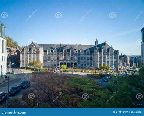 Palace of the Prince-Bishops in Liege, Belgium in the Daytime Stock Image - Image of destination ...