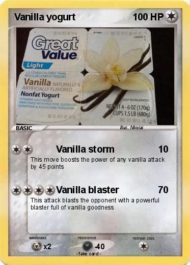 Pokémon Vanilla yogurt - Vanilla storm - My Pokemon Card