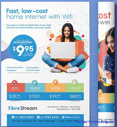 15 Best Internet Broadband Promotion Flyer 2024 - Frip.in