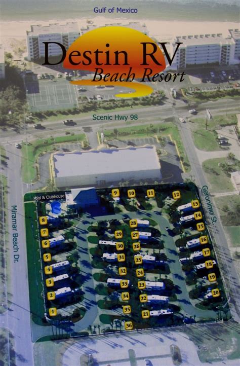 Destin Rv Beach Resort - Map Of Florida Beach Resorts | Printable Maps