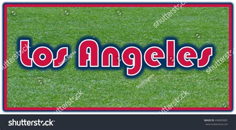 Los Angeles Word Clip Art Stock Illustration 434893081 | Shutterstock