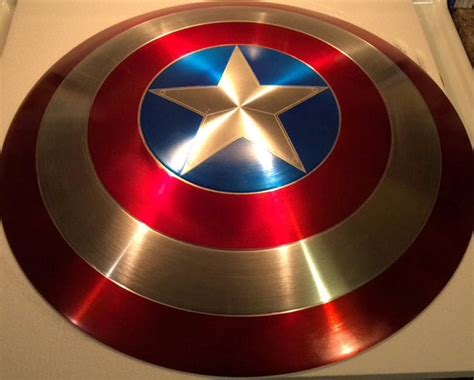 Marvels Avengers Legend Captain America Shield Metal Prop | Etsy