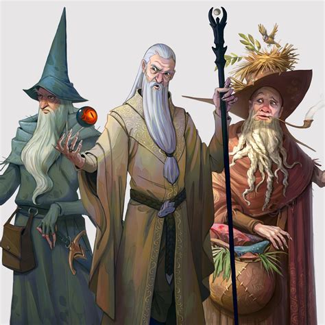 ArtStation - Wizards of The Lord of the Rings