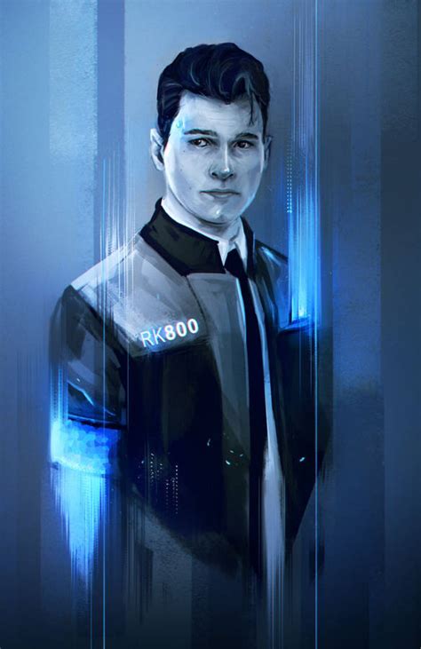 Download Connor Detroit Become Human Fan Art Wallpaper | Wallpapers.com