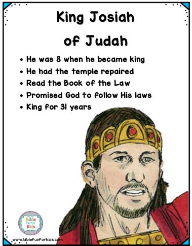 Bible Fun For Kids: 14. Kings: 16. King Josiah