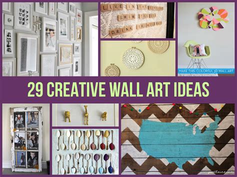 29 Creative Wall Art Ideas