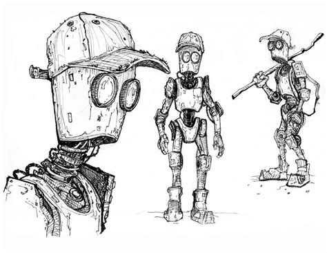 Robot Sketch by TylerJustice on DeviantArt