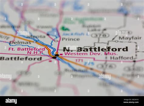 Map of north battleford hi-res stock photography and images - Alamy