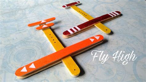 Airplane Craft Popsicle Sticks