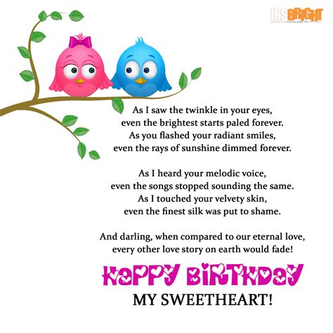 10+ Romantic Happy Birthday Poems For Wife With Love From Husband ...