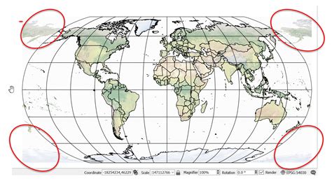 World Robinson Projection Map