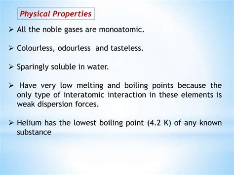 PPT - Group 18 Elements : Noble Gases PowerPoint Presentation - ID:2168487