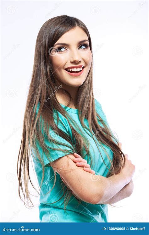 Smiling woman teeth stock image. Image of brunette, black - 130898005