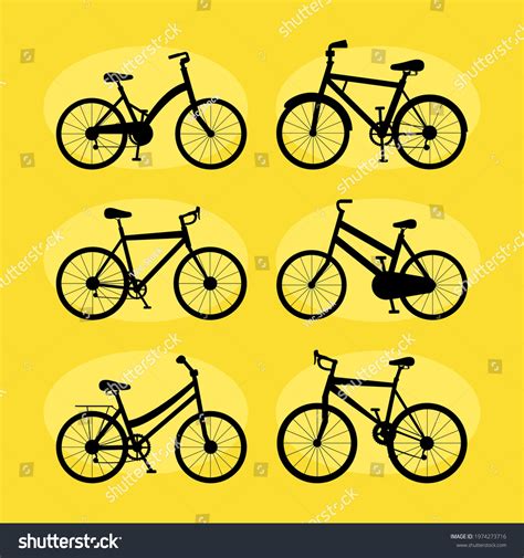 Types Bicycles Icon Set Stock Vector (Royalty Free) 1974273716 ...