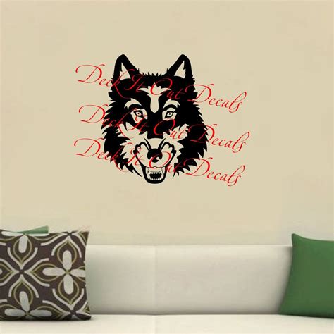 Wolf Vinyl Decal ....E00031 - Etsy