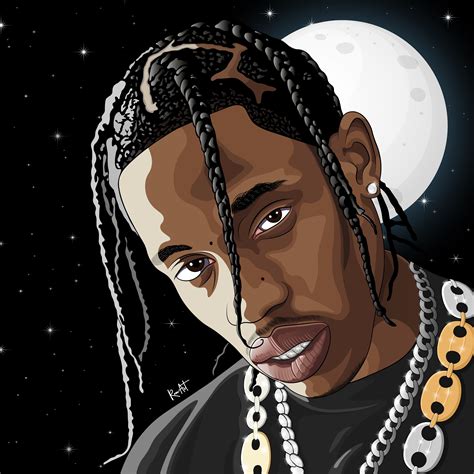 Travis Scott: Creative Art and Digital Illustrations