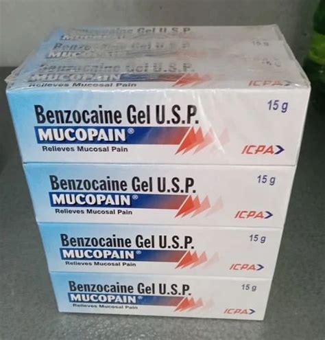 BENZOCAINE GEL U.S.P at Rs 58/piece in Varanasi | ID: 2851671772762