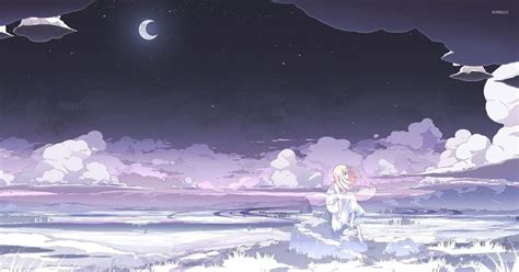 anime moonlight wallpaper Phone Wallpaper Pastel, Android Wallpaper Anime, Romantic Wallpaper ...