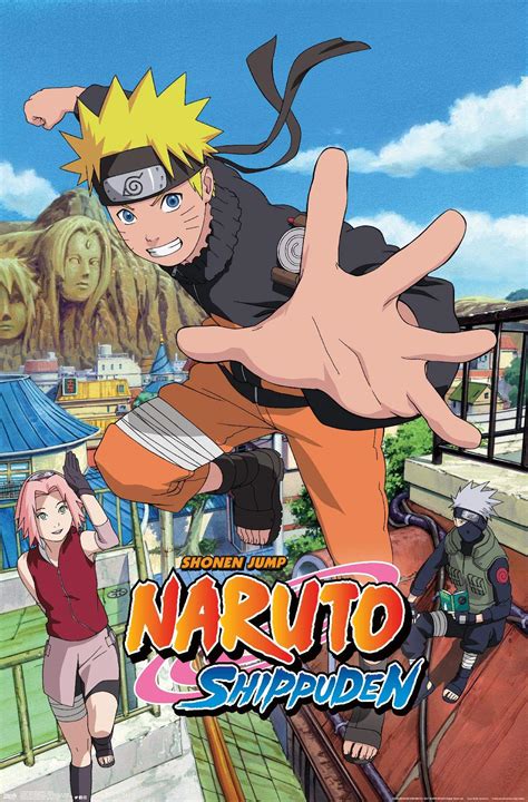 Buy Trends International Naruto Shippuden - Jump Wall , 22.375" x 34 ...