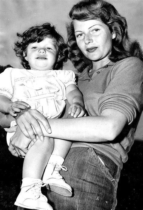 Rita Hayworth and her daughter Yasmin at Lake Tahoe, 1951 : r/OldSchoolCelebs