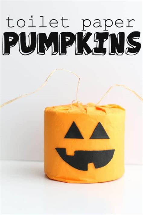 Toilet Paper Pumpkins - I Can Teach My Child!