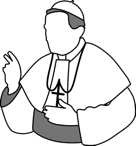 Free Priest Clipart Black And White, Download Free Priest Clipart Black ...