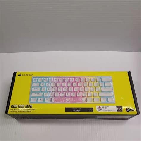 CORSAIR K65 RGB Mini 60% Mechanical Keyboard Red Cherry MX for PC MAC ...