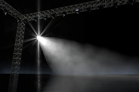 Empty Stage Spotlight Digital Art by Allan Swart