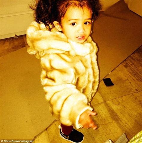 Chris Brown Cuddles Royalty "Please Don't Grow Up"