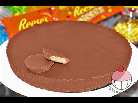 GIANT Peanut Butter Cup! DIY Reeses PB Cups Recipe by Cupcake Addiction - YouTube