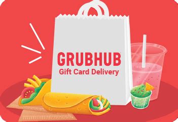 Buy Grubhub Gift Cards Online - Email Delivery - MyGiftCardSupply